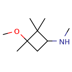 3-methoxy-N,2,2,3-tetramethylcyclobutan-1-amine图片