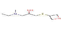 1-[ethyl(methyl)amino]-3-(oxetan-3-ylsulfanyl)propan-2-ol图片