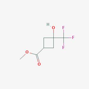 methyl3-hydroxy-3-(trifluoromethyl)cyclobutane-1-carboxylate图片