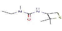 1-(2,2-dimethylthietan-3-yl)-3-ethyl-3-methylurea图片