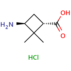 trans-3-amino-2,2-dimethyl-cyclobutanecarboxylicacidhydrochloride图片