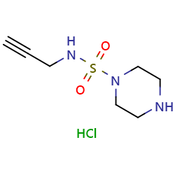 N-prop-2-ynylpiperazine-1-sulfonamidehydrochloride图片