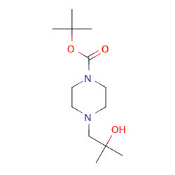 tert-butyl4-(2-hydroxy-2-methylpropyl)piperazine-1-carboxylate图片