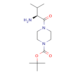 tert-butyl4-[(2S)-2-amino-3-methylbutanoyl]piperazine-1-carboxylate图片