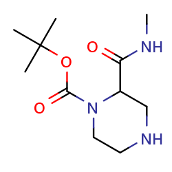 tert-butyl2-(methylcarbamoyl)piperazine-1-carboxylate图片