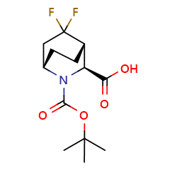 rel-2-tert-butoxycarbonyl-5,5-difluoro-2-azabicyclo[2,2,2]octane-3-carboxylicacid图片