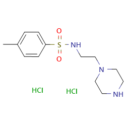 4-methyl-N-[2-(piperazin-1-yl)ethyl]benzene-1-sulfonamidedihydrochloride图片