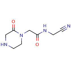 N-(cyanomethyl)-2-(2-oxopiperazin-1-yl)acetamide图片