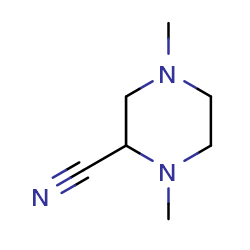 1,4-dimethylpiperazine-2-carbonitrile图片