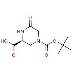 (2S)-4-tert-butoxycarbonyl-6-oxo-piperazine-2-carboxylicacid图片