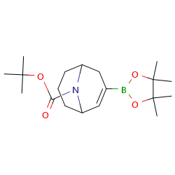 tert-butyl3-(4,4,5,5-tetramethyl-1,3,2-dioxaborolan-2-yl)-9-azabicyclo[3,3,1]non-2-ene-9-carboxylate图片