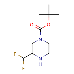 tert-butyl3-(difluoromethyl)piperazine-1-carboxylate图片