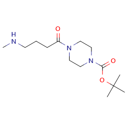 tert-butyl4-[4-(methylamino)butanoyl]piperazine-1-carboxylate图片