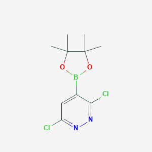 3,6-dichloro-4-(tetramethyl-1,3,2-dioxaborolan-2-yl)pyridazine图片