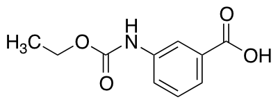 3-[(ethoxycarbonyl)amino]benzoic acid图片