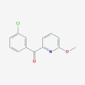 2-(3-Chlorobenzoyl)-6-methoxypyridine图片
