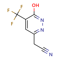 2-[6-hydroxy-5-(trifluoromethyl)pyridazin-3-yl]acetonitrile图片