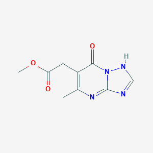 Methyl 2-(7-hydroxy-5-methyl[1,2,4]triazolo[1,5-a]pyrimidin-6-yl)acetate图片