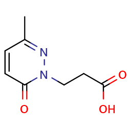 3-(3-methyl-6-oxo-1,6-dihydropyridazin-1-yl)propanoicacid图片