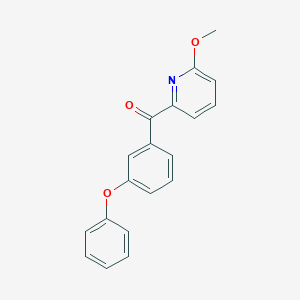 6-Methoxy-2-(3-phenoxybenzoyl)pyridine图片