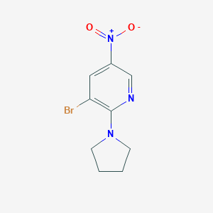 3-Bromo-5-nitro-2-(pyrrolidin-1-yl)pyridine图片