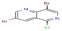 3,8-dibromo-5-chloro-1,6-naphthyridine图片