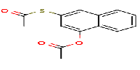 (3-acetylsulfanyl-1-naphthyl)acetate图片