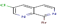8-bromo-3-chloro-1,7-naphthyridine图片