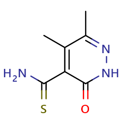 5,6-dimethyl-3-oxo-2,3-dihydropyridazine-4-carbothioamide图片