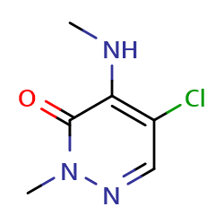 5-chloro-2-methyl-4-(methylamino)-2,3-dihydropyridazin-3-one图片