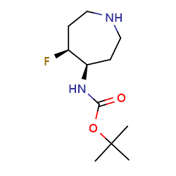 tert-butylN-[cis-5-fluoroazepan-4-yl]carbamate图片