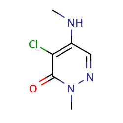 4-chloro-2-methyl-5-(methylamino)-2,3-dihydropyridazin-3-one图片