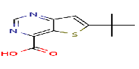 6-tert-butylthieno[3,2-d]pyrimidine-4-carboxylicacid图片