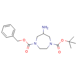 1-benzyl4-tert-butyl6-amino-1,4-diazepane-1,4-dicarboxylate图片