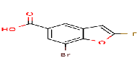 7-bromo-2-fluoro-benzofuran-5-carboxylicacid图片