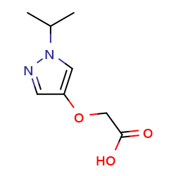 2-{[1-(propan-2-yl)-1H-pyrazol-4-yl]oxy}aceticacid图片