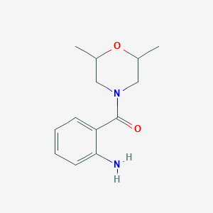 2-(2,6-Dimethylmorpholine-4-carbonyl)aniline图片