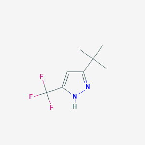 3-tert-butyl-5-(trifluoromethyl)-1H-pyrazole图片