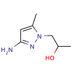 1-(3-amino-5-methyl-1H-pyrazol-1-yl)propan-2-ol图片