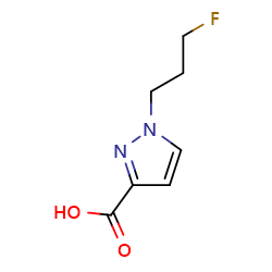 1-(3-fluoropropyl)-1H-pyrazole-3-carboxylicacid图片