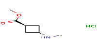 methyltrans-3-(methylamino)cyclobutane-1-carboxylatehydrochloride图片