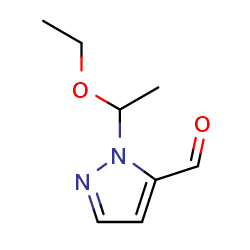 1-(1-ethoxyethyl)-1H-pyrazole-5-carbaldehyde图片