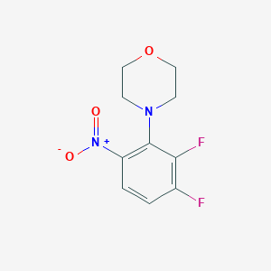 4-(2,3-Difluoro-6-nitrophenyl)morpholine图片