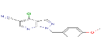4-chloro-1-[(4-methoxyphenyl)methyl]-1H-pyrazolo[3,4-b]pyridine-5-carbonitrile图片