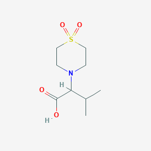 1,1-Dioxide-α-?(1-methylethyl)?-?4-thiomorpholineacetic Acid图片