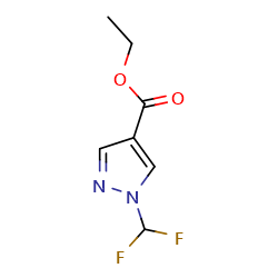 ethyl1-(difluoromethyl)-1H-pyrazole-4-carboxylate图片