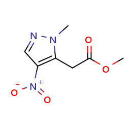 methyl2-(2-methyl-4-nitro-pyrazol-3-yl)acetate图片