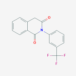 2-[3-(Trifluoromethyl)phenyl]-1,2,3,4-tetrahydroisoquinoline-1,3-dione图片