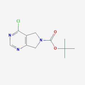 tert-butyl4-chloro-5H,6H,7H-pyrrolo[3,4-d]pyrimidine-6-carboxylate图片