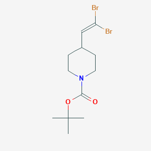 tert-butyl4-(2,2-dibromoethenyl)piperidine-1-carboxylate图片